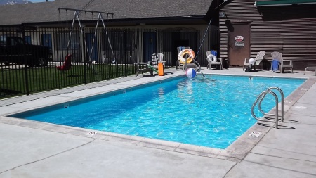 Our Outdoor Pool for relaxing in the sun (Seasonal)